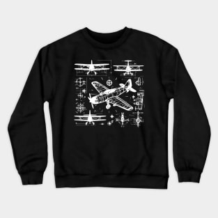 plane design Crewneck Sweatshirt